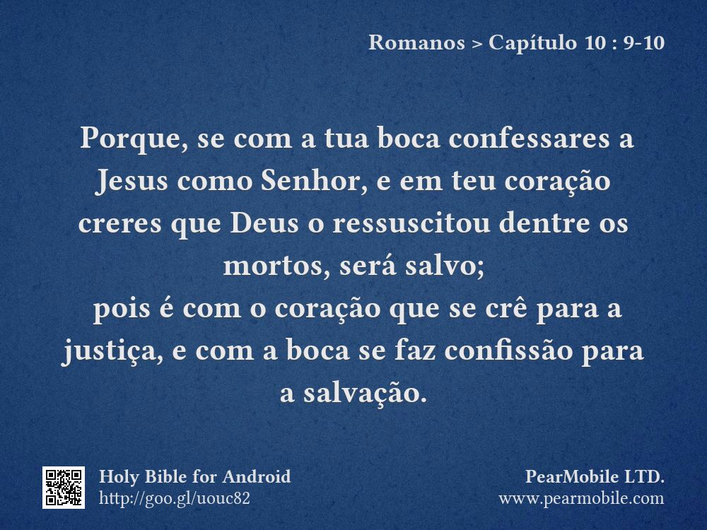 Romanos, Capítulo 10:9-10